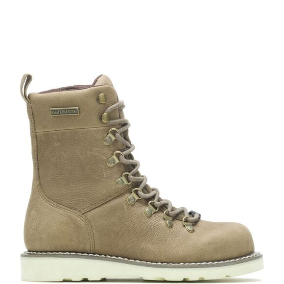 Harley-Davidson Shoes - Harley-Davidson Womens Denway 7" Beige Boots (NWT)